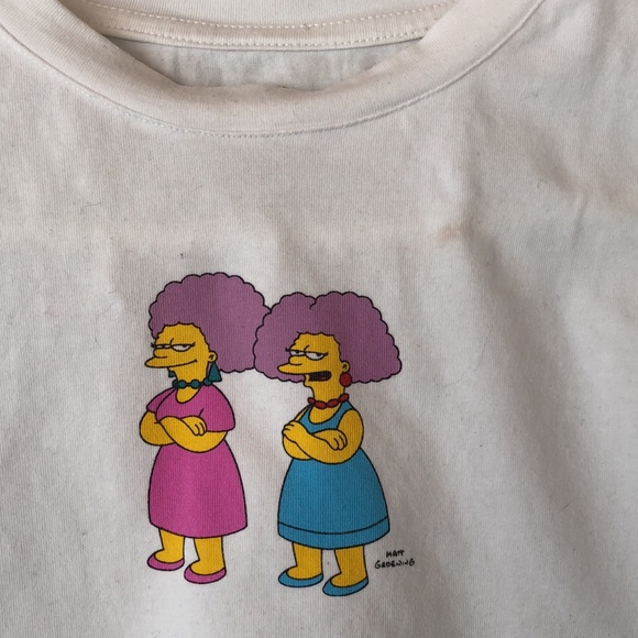Simpsons crop tee - Picture 1 of 4